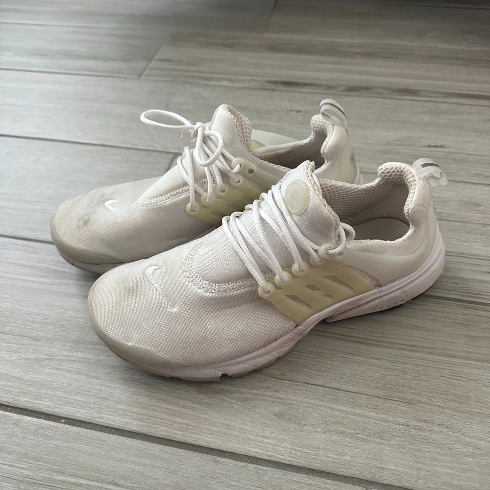 White Nike sneakers